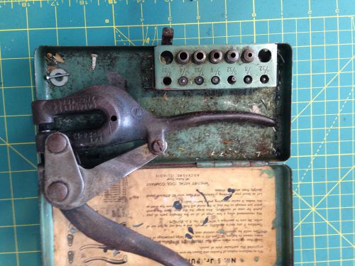 Whitney No. 5 JR Hand Punch - 3/32 to 9/32