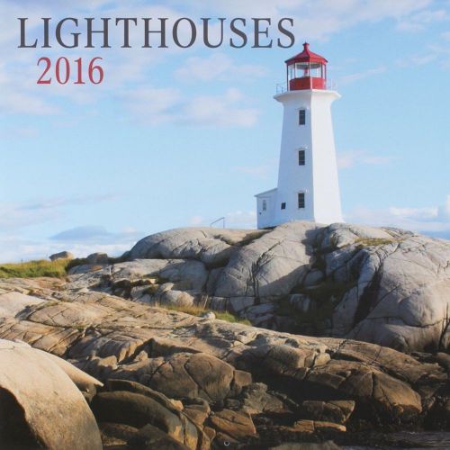 DaySpring 12&#034; x 12&#034; 2016 12-Month Wall Calendar Lighthouses (74394)