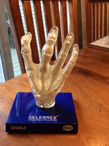 1999 Hand Wrist Joint Functional Anatomical Model Display - Searle / Pfizer