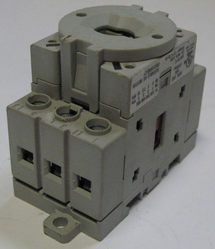 Allen bradley 3-pole load switch less extension 25a 194e-a16-1753 series c usg for sale