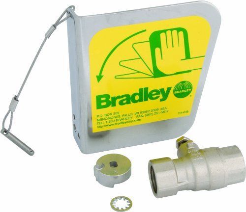 New bradley s30-072 2 piece ball valve dust cover handle set for sale