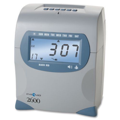 New pyramid 2600 auto- aligning time clock for sale
