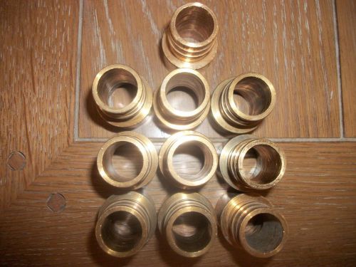 10 - 1&#034; Red Brass wisbo adapters
