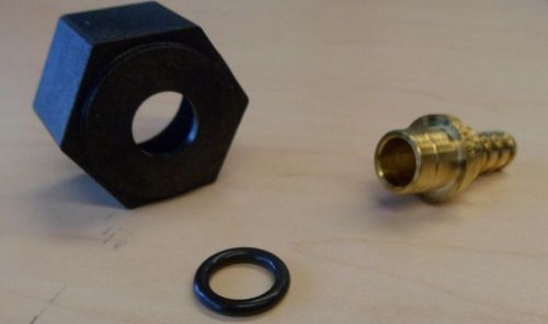 Lot of 102 - Pex Manabloc Crimpsert Insert 1/2&#034;, Port  - 3/8&#034; Brass - MXLSA24