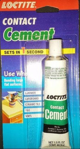 Loctite Contact Cement laminate, cardboard, tile, vinyl