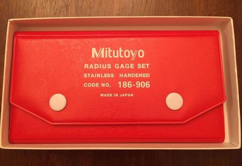 Mitutoyo Radius Gage Set 186-906