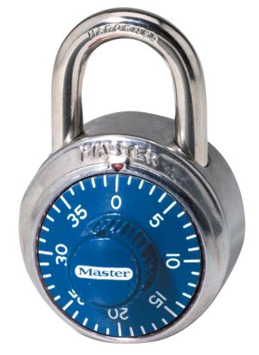 Master Lock 1505D Combination Locks in Various Colors with Anti-Shimming Protect