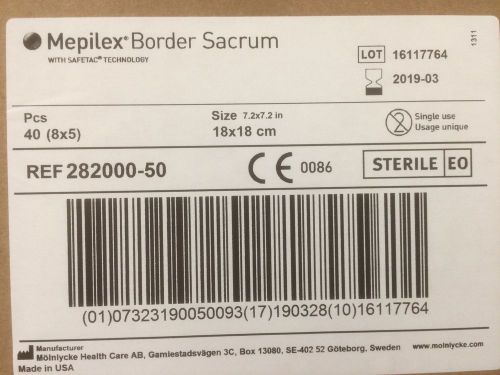 Mepilex Dressing 7x7 #282000 CS/40