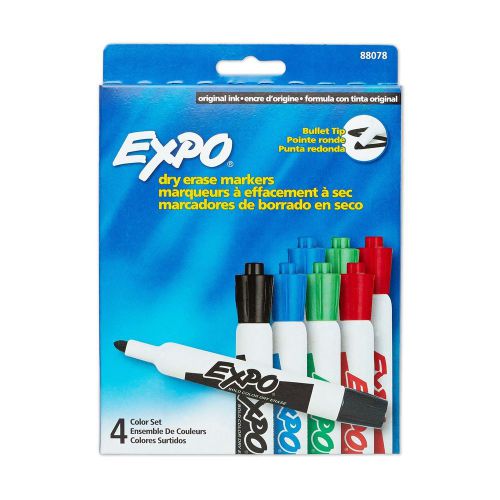 Expo Original Dry Erase Markers Bullet Tip 8-Pack Assorted Colors