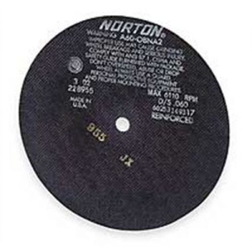 Norton Abrasives - St. Gobain Norton Toolroom Reinforced Abrasive Cut-Off Wheel,