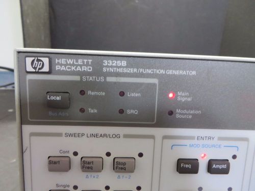 Agilent HP 3325B Synthesized Function/Sweep Generator 1Hz-21MHz (#24113)