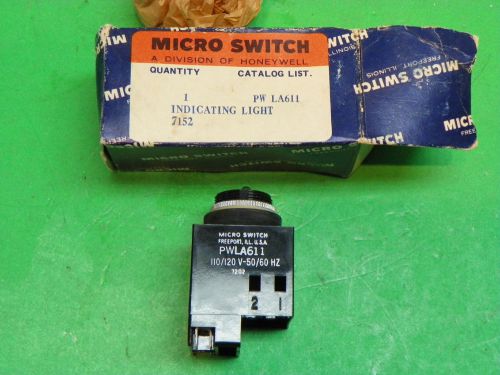 NOS* Micro Switch Indicating Light PW LA611 PWLA611  B5