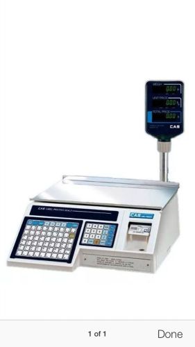 Cas lp-1000n ntep brand new label printing, market, deli, food scale &amp; labels for sale