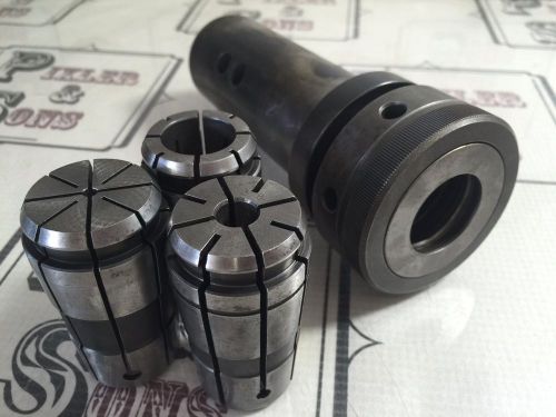 Command tg100 tg 100 collet chuck w/ 1-7/8 &#034; shank for mill lathe + collets for sale