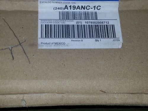 JOHNSON CONTROLS A19ANC-1C INDUSTRIAL THERMOSTAT