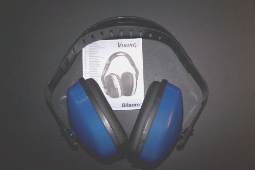 Bilsom viking v2 blue dielectric multi position noise blocking earmuffs.- euc. for sale