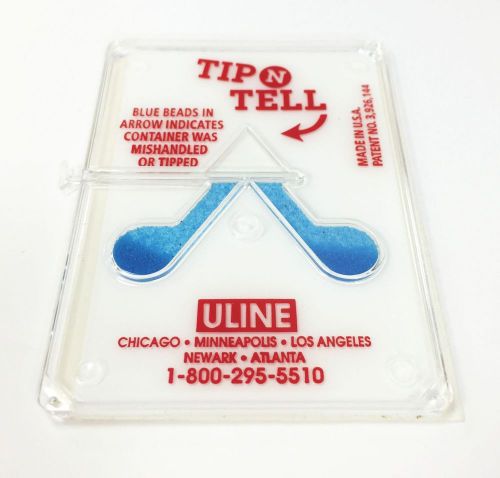 LOT 100 Tip N Tell Tilt Indicator Uline S-866 100/CT