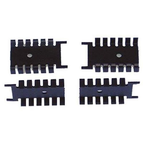 Anodized Aluminum heatsink for TO-220 pkg Devices -  Lot of 10  ( 24Z022 )