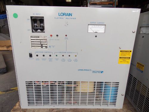 Lorain Flotrol RL200F25 28VDC 200A Rectifier / Spec: 5276-019 ^