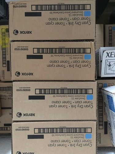 GENUINE XEROX DOCUCOLOR 12 &amp; 50 TONER BOXES 6R1050