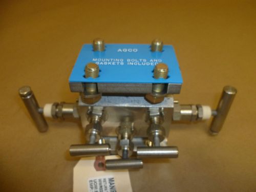 Tyco 5 valve natural gas manifold # m6tavds , 1/4&#034;fnpt 316ss body, 3000 psi for sale