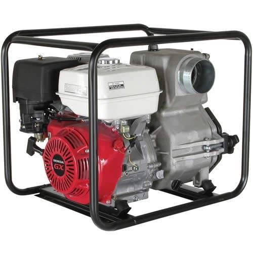 4&#034; intake/outlet trash pump - 11 hp - honda gx270 engine - 150 gpm for sale