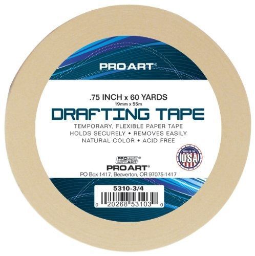 Pro Art 3/4-Inch by 60-Yards Drafting Tape