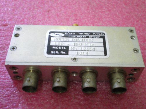 AEL /ELISRA Power Divider Splitter 100-180 MHz MW12151
