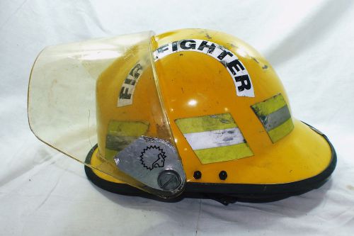 Lion Apparel Firefighter Helmet w/Shield Size 6.5-8.75 (FH-22)