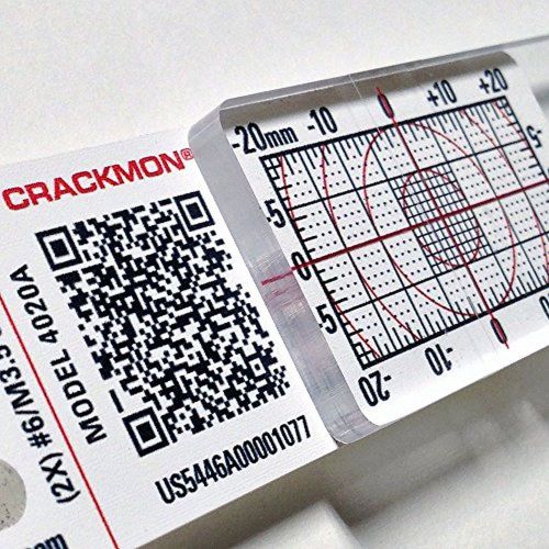 CRACKMON® 4020A Heavy-Duty Building Foundation Crack Monitor for Concrete, Mason
