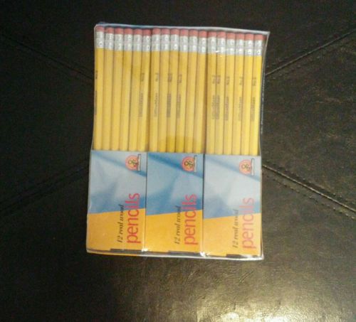 36  real wood pencils #2 (hb) lead by office Max