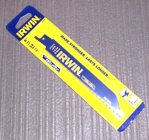 1-ea. Irwin 372614 6&#034; 14-TPI Thick Metal Cutting Reciprocating Blade