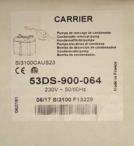 CARRIER SAVERMANN 53DS 900 064 SI3100 CAUS23 Condensation Removal Pump