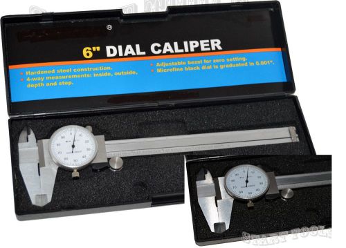New Professional Dial Caliper with 6 Inches Measuring Range Stainless Steel