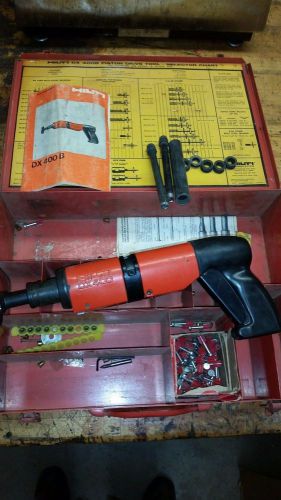 Hilti dx 400 piston drive powder actuated concrete nail gun nailer for sale