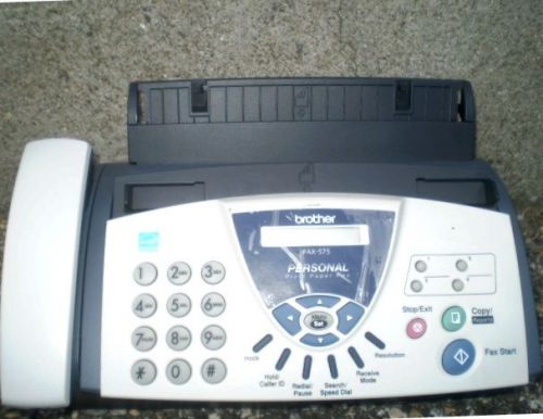 BROTHER FAX-575 PERSONAL PLAIN PAPER FAX MACHINE