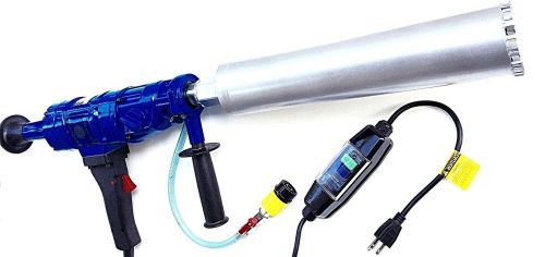 Wet core drill 2 speed electronic overload protection 3.5&#034; wet core bit for sale
