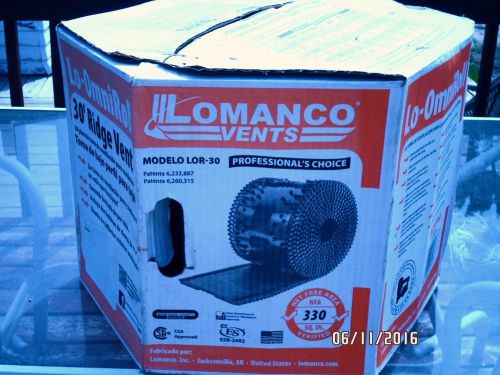 New Lomanco Lo-Omni LOR-30 Foot Roll Ridge Vent unopened