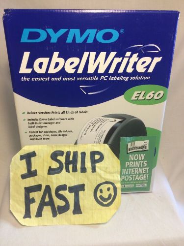 NEW! Dymo LabelWriter EL60 Thermal Printer For Windows &amp; Mac