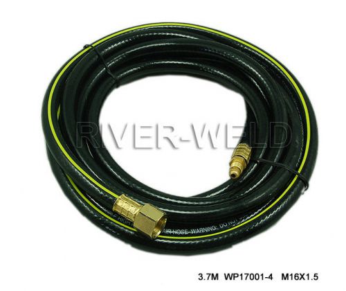 Power Cable Hose For WP17 TIG Welding torch 11-1/2 Foot 3.7M 3/8-24 &amp; M16*1.5