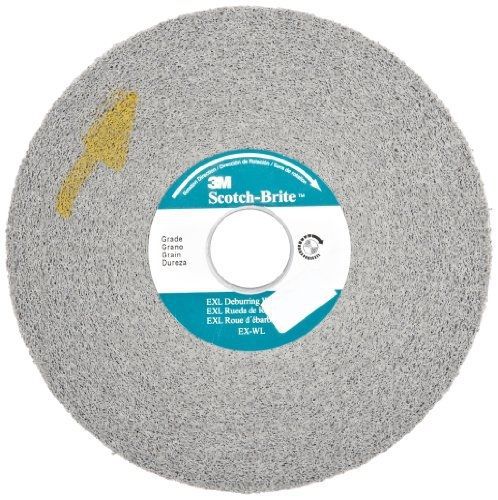 Scotch-Brite EXL Deburring Wheel, Silicon Carbide, 6000 rpm, 6&#034; Diameter x 2&#034;