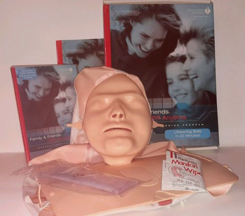 2 CPR Family Friends Personal Training Kits  LAERDAL Mannequin DVD New Open Box