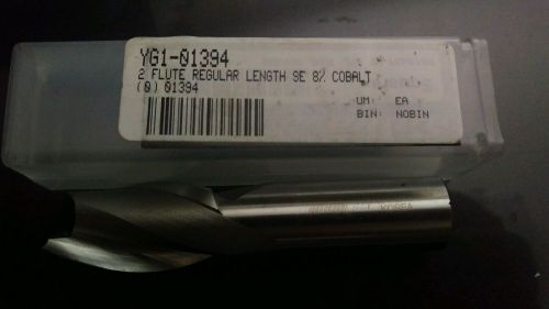 YG1-01394 End Mill 2 Flute Regular Length SE 8% Cobalt