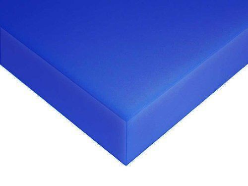 Nylon 6 sheet (cast) - blue - 24&#034; x 48&#034; x 1/4&#034; thick (nominal) for sale
