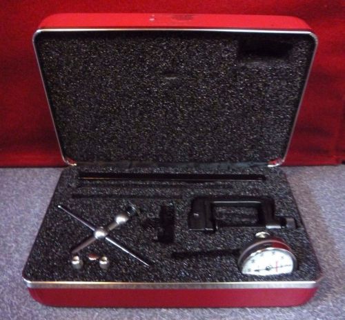 Starrett 196 196A6Z Universal Back Plunger Dial Indicator Set | In Case | T#6462