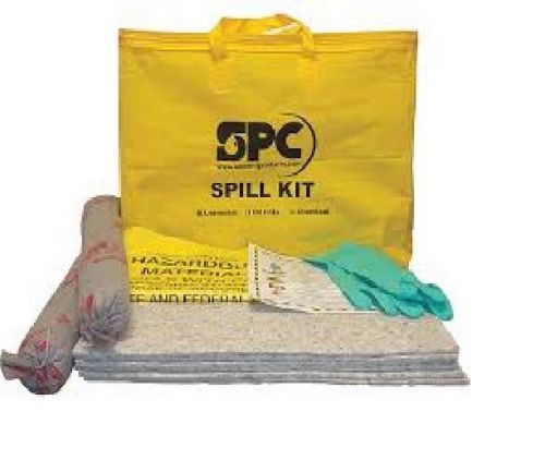 Brady spill kit, spc absorbents, carrying bag, 4&#034; h x 16&#034; w, skr-pp |jd1|rl for sale