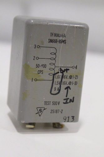 Sigma TFIRXOIEA SN66B-85MS 50-400 CPS Test 500V 25187-2 Transformer