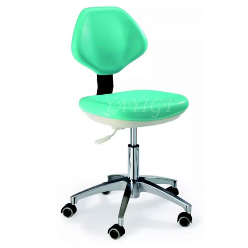 Dental PU Material 360 Adjustable Star Base Chair Green