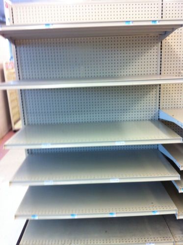 Store gondola shelving complete sections with all /youngstown/cleveland store for sale