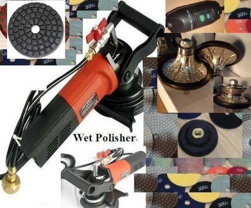 Wet polisher b5 b20 v20 demi full bullnose router pad damo buff granite concrete for sale